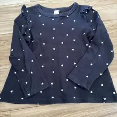 petit main ハート柄 長袖カットソー 120 美品