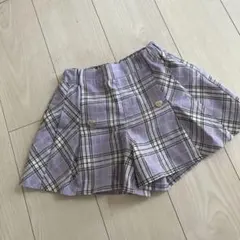 チェックパンツ　130 ショートパンツ