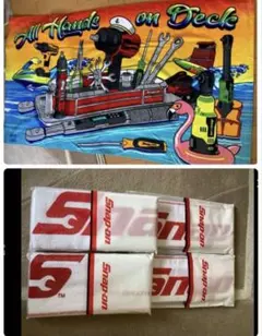 値下げしました未使用●Snap-on バスタオルとフェイスタオル4枚をまとめて！