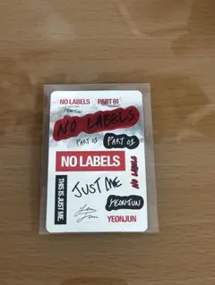 TXT ヨンジュン NO LABELS PART 01 ステッカー