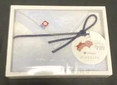 今治　watairo　フェイスタオル　34×75㎝　水色　わたいろ