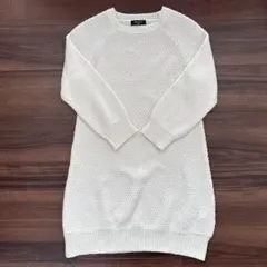 COMME CA ISM ニット ワンピース キッズ 女の子