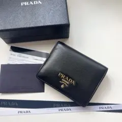 464 美品 PRADA プラダ 2つ折り財布のサムネイル