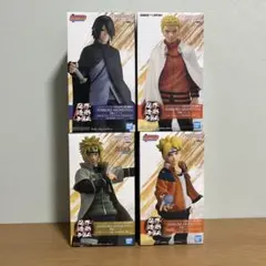 フィギュア 忍界造形列伝 ボルト ナルト ミナト サスケ セット - メルカリ