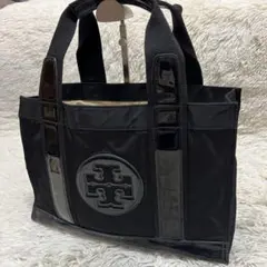 Tory Burch トリーバーチ トートバッグ エナメル ブラック A4可能