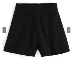 【新品未開封】ニットショートパンツ ブラック an1295