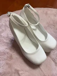 ホワイトハイヒール 【ヒール12センチ】