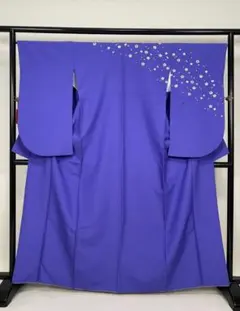 KS199洗える着物ポリエステル二尺袖着丈身丈162cm 裄丈66cm 袖丈75