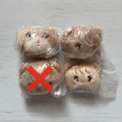 mikko フェイスマスコット Latte ラテ ガチャガチャ ぬいぐるみ