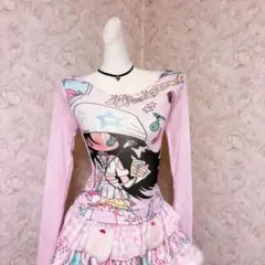 ♡激かわいい♡Edikted コンパクト カラフル ANGEL Y2K 半袖 ♡激かわいい♡Edikted コンパクト カラフル ANGEL Y2K 半袖 - メルカリ