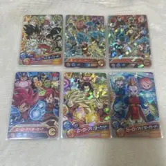 スーパードラゴンボールヒーローズ ヒーローアバターカード 6枚セット