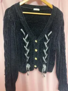 axes femme ニットカーディガン