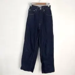 AZUL BY MOUSSY ハイウエストワイド デニム　XS