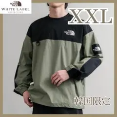 ノースフェイス アルバニー EX クルーネック 韓国限定　カーキ　XXL ロンT