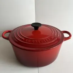 ★未使用★ル・クルーゼ センセーション ココットロンド 22cm チェリーレッド ル・クルーゼ ココット・ロンド 22cm 2501-22 [チェリーレッド