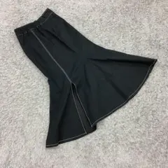 ✨GU✨ジーユー♡マーメイドロングスカート♡スリットブラック♡♡着回し抜群(M)