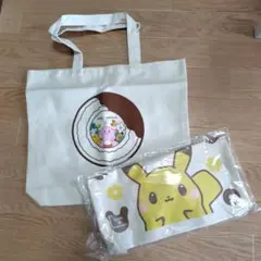 ポケモン　トートバッグ　2個セット　ミスド　福袋　入学準備