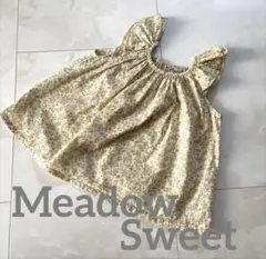 リバティ　ボンポワン起用柄　フリル袖ブラウス　90 トップス　LIBERTY