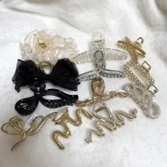 ヘアクリップ　12点まとめ売り