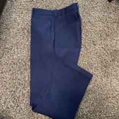 マルニ MARNI スラックス メンズ 高級ウール混 ネイビー 30