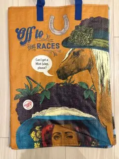 ブルー トートバッグ