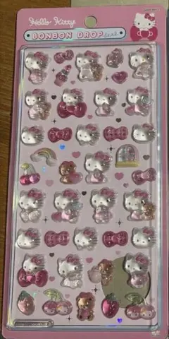 ハローキティぷくぷくシール未開封‼️