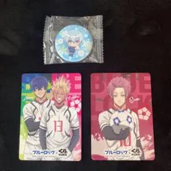ブルーロック　くら寿司　缶バッジ　カード　氷織羊