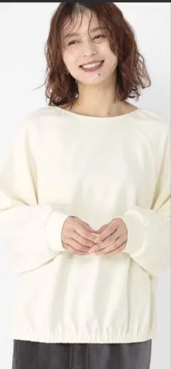 studio CLIP ダブルフロントタックポンチプルオーバー