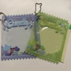 Seria キャンディデザイン PVCジッパーバッグ キーホルダー付き