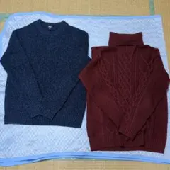 週末値下げ　メンズ　セーター　2枚セット　サイズM