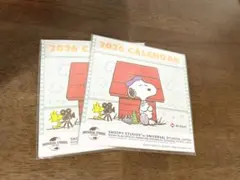 スヌーピー 2026年卓上カレンダー 2個セット