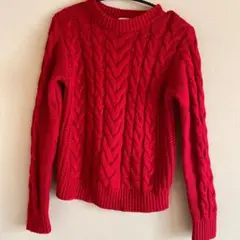 テチチ　ニット セーター　赤