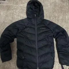Columbia ブラック ダウンジャケット フード付き