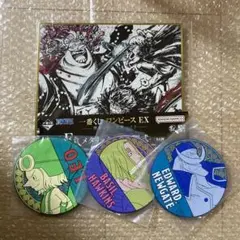 ワンピース 一番くじ 色紙 ラバーコースター 4点まとめ売り