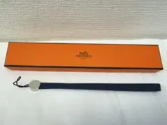 新品◇エルメス セリエ ネックストラップ 41cm箱付 グレーベージュ