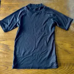 中古☆野球アンダーシャツ（半袖・黒・150）