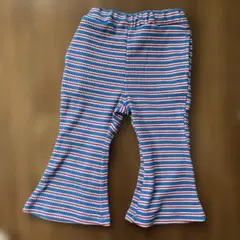 マーキーズ　フレアパンツ　ボーダー　100