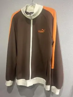 PUMA プーマ トラックジャケット ブラウン オレンジ