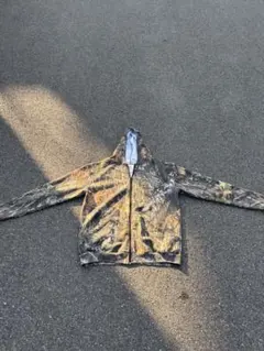 迷彩柄フルジッパーパーカー