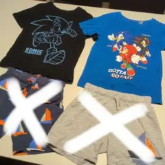H&M SONIC 半袖Tシャツ 2枚 　ソニック