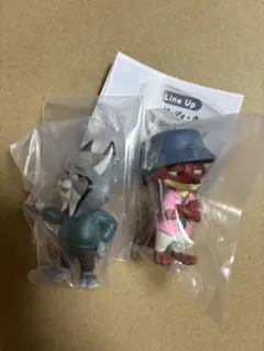 ズートピア ならぶんです。 ニック＆パウバート 2体セット
