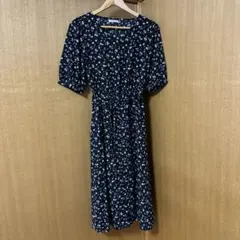 ハニーズ　COLZA 花柄ロングワンピース 半袖