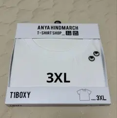 ユニクロ　ANYA HINDMARCH T1BOXY 3XL ホワイト
