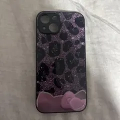ヒョウ柄 ハローキティ iPhone14ケース