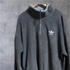 adidas フリースジャケット ハーフジップ 　アディダスオリジナルス
