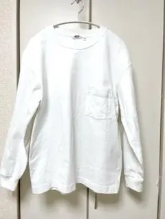 UNIQLO U クルーネックTシャツ ホワイト 長袖