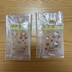 ごほうびシール風チャーム　ハローキティ　マロンクリーム