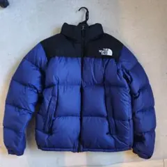 THE NORTH FACE ヌプシ ダウンジャケット ネイビー/ブラック 紫