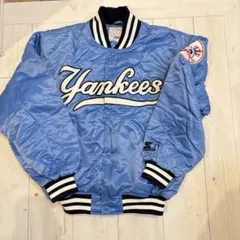 超美品レアカラー！スターターMLBニューヨーク・ヤンキースナイロンスタジャンMのサムネイル