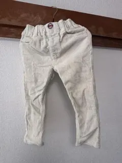 EDWIN コーデュロイ長ズボン 100cm ホワイト